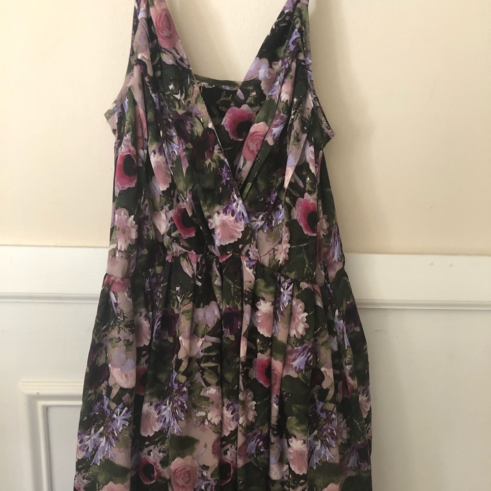 Beautiful fit and flair floral dress